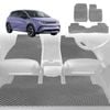 6D Diamond Car Floor Mats for All-new BYD Dolphin 2023-Current 5Door Hatchback-Full Set-Grey-Outback GT