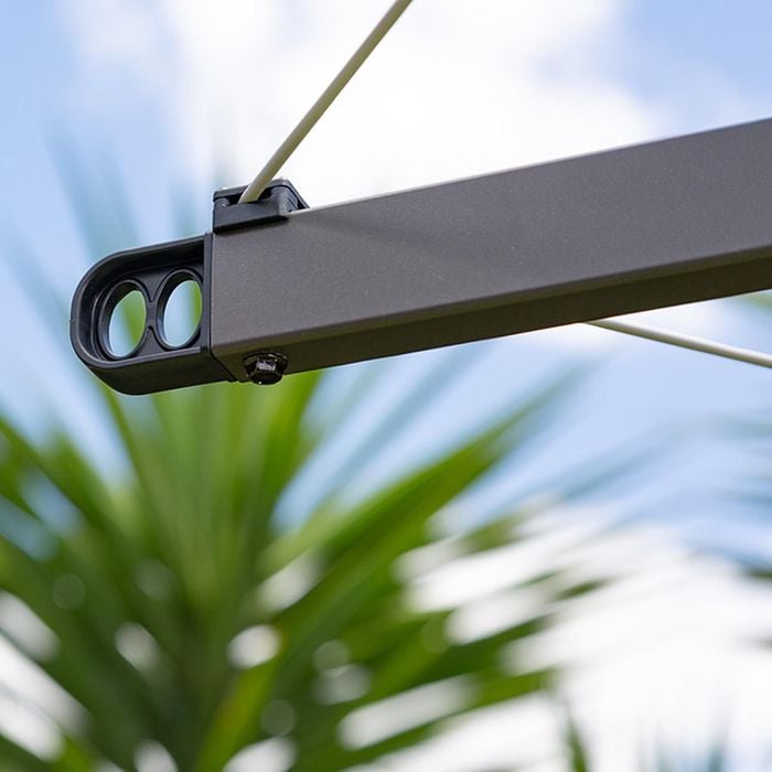 Daytek Anthracite Black MK2 M48 Rotary Clothesline - Anthracite Black