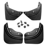 Tesla Model Y 2022-2024 Mud Flaps Splash Guards Mudguard Fender Front and Rear Set of 4