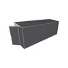 Build-a-Shed 1.5 x 5.2 x 2m Skillion Shed without Side Doors - Grey