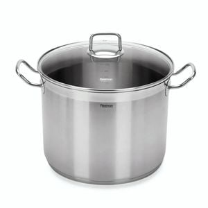 Stockpot With Glass Lid Stainless Steel 13.2 Ltr - Tahara Series