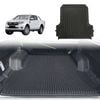 AUSGO 3D TPE Ute Mat for Ford Ranger Dual Cab 2011-2022 Fitted with Factory Plastic Tub Liner Tray Mat