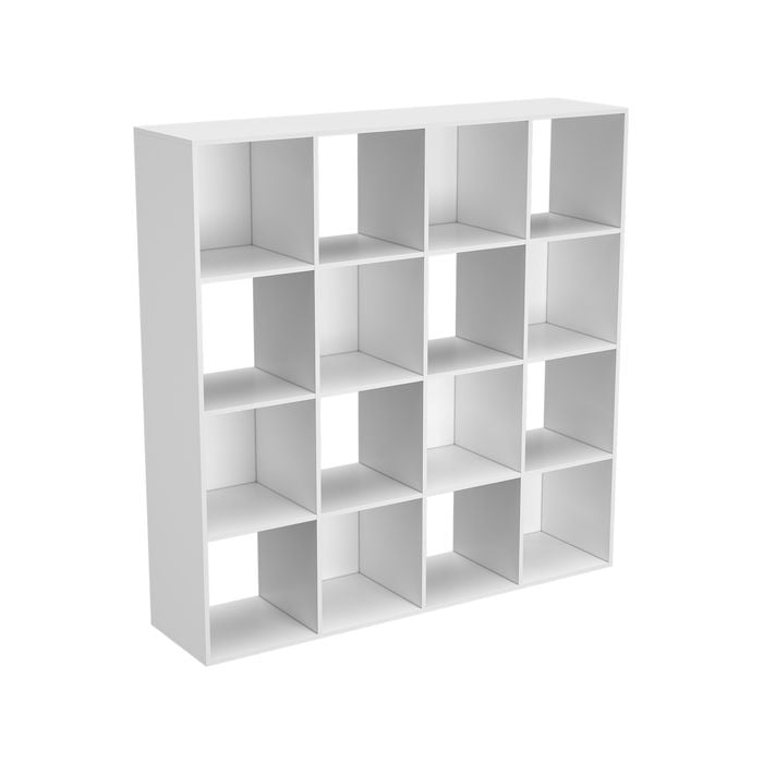 Flexi Storage Clever Cube 1210 x 1210 x 295mm White 4 x 4 Compact Storage Unit