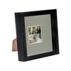 Nicola Spring 5 Piece 6 x 6 3D Shadow Box Photo Frame Set - Craft Display Picture Frame with 2 x 2 Mount - Black