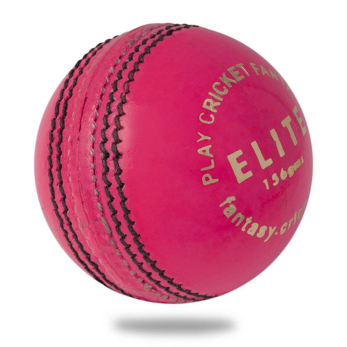 Cricnix Cricket Ball Elite Pink Leather (3-Pack) 156g for T20 or Night Match