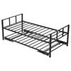 VEVOR Twin Size Daybed Frame Black with Trundle Heavy Duty Metal Platform for Living Room