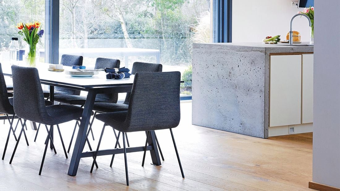 A modern kitchen setting