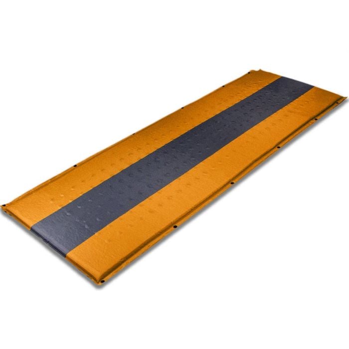 Self Inflating Mattress Sleeping Pad Mat Air Bed Camping Camp Hiking Joinable - Orange