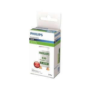 Philips 4-65W S10 Single 2P Green Ecoclick Starter - 2 Pack