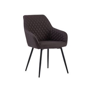Modern Furniture HAKON Dining Chair 79.4x58.5cm -  Brown & Black