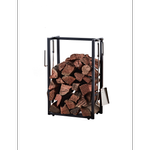 Scandia Log Storage With Fire Tool Set