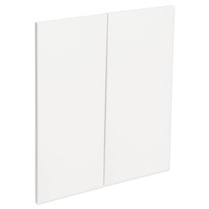 Kaboodle 900mm Macaroon Modern Corner Base Cabinet Doors - 2 Pack