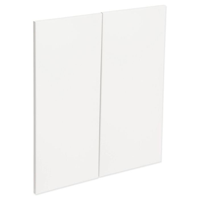Kaboodle 900mm Macaroon Modern Corner Base Cabinet Doors - 2 Pack