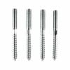 Everhang M8 x 80mm Zinc Plated Hanger Bolt - 4 Pack