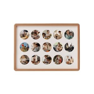 VeeArt Wooden Collage Photo Frame Beech A3 Elliot Series