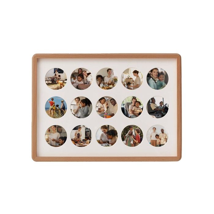 VeeArt Wooden Collage Photo Frame Beech A3 Elliot Series