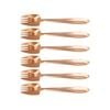 Label Rose Gold 6 Piece Cutlery Box Set Mirror 20x13.6x3.7cm Black Splayd
