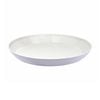 SS Collective White Soft Bamboo Patterned Large Service Platter 47cm