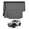 AUSGO Boot Liner for Jeep Wrangler JK 4Door 2007-2018 Cargo Trunk Mat Boot Mat