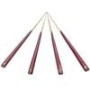 Ats 1pc 57 Inch Purple Heart Wood Butt Ash Shaft - 4 Pack