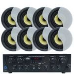 Weconic Bluetooth Amplifier + 8x6" Ceiling Speakers Package
