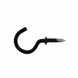 Everhang 14mm Black Cup Hook - 10 Pack