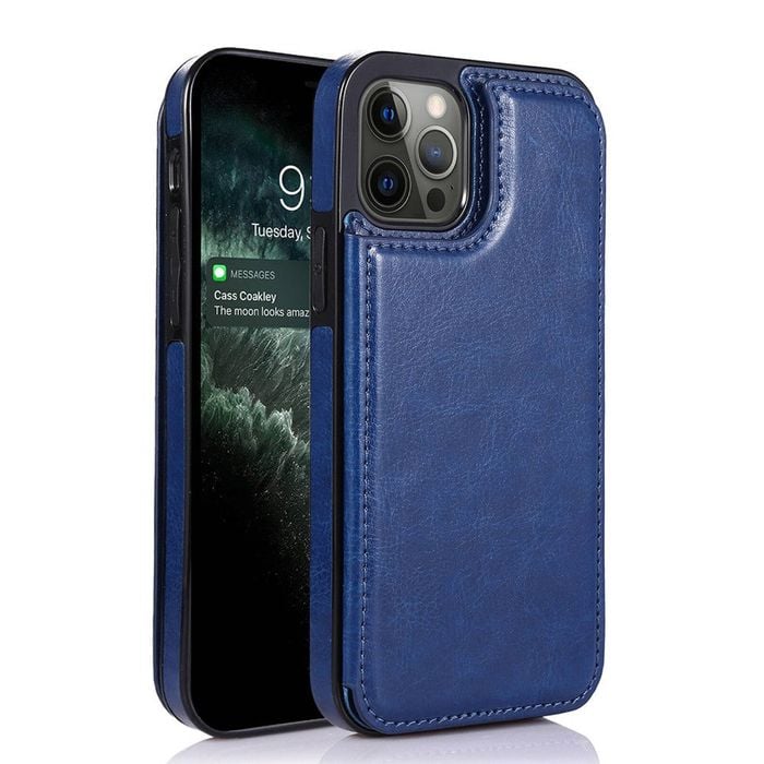 Redefine Iphone 14 Pro Max Back Flip Wallet Case - Blue