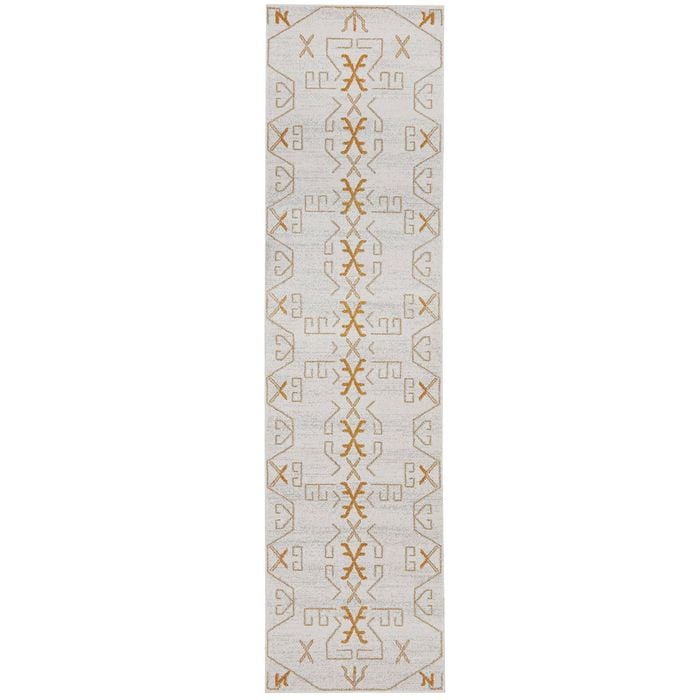 The Rug Connection Harley Cala Off White 400x80cm - Large Runner Pet Friendly Indoor Rug