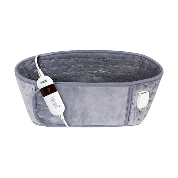 Russell Hobbs Soft Microfleece Heated Belt W/ 3 Adjustable Heat Settings Grey