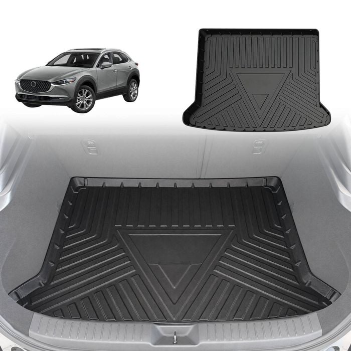 AUSGO Boot Liner for Mazda CX-30 CX30 2019-Onwards Cargo Trunk Mat Boot Mat