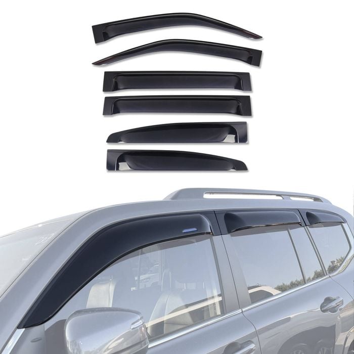 AUSGO Wide-Profile Weather Shields for Toyota Land Cruiser Landcruiser 300 Series LC300 2021-Onwards Weathershields