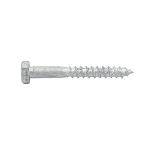 Zenith M6 x 50mm Hot Dipped Galvanised Coach Screw - Each