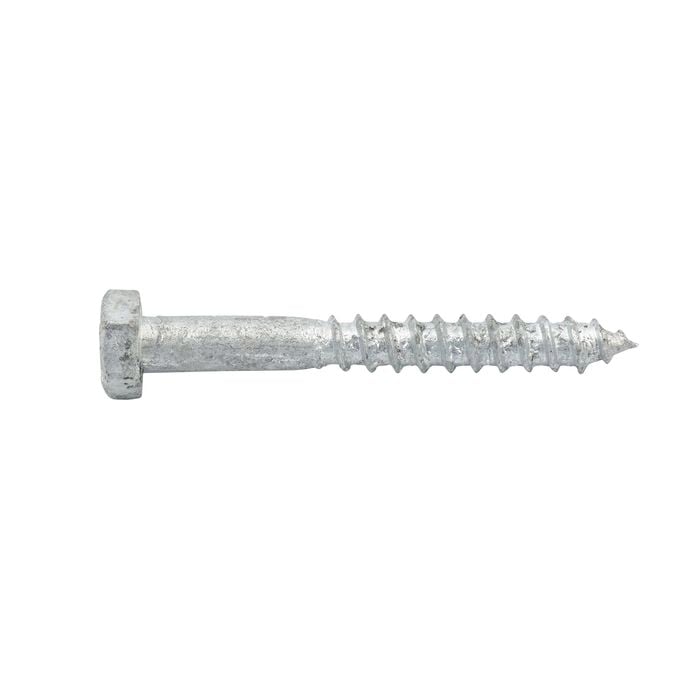 Zenith M6 x 50mm Hot Dipped Galvanised Coach Screw - Each