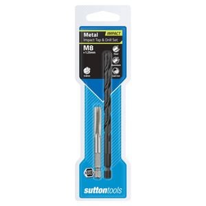 Sutton Tools 6.8mm M8 1/4 Hex Impact Tap And Drill Set