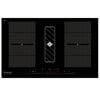 Kleenmaid 90cm Black Induction Cooktop With Integrated Air Extraction System