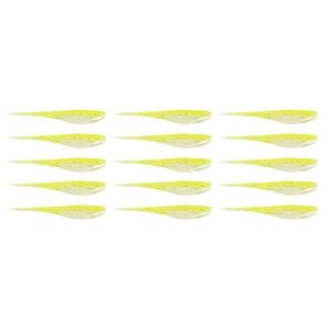 3x 5PK 5In Rapala Crush City The Jerk Soft Plastic Minnow Lures - Neon Pearl