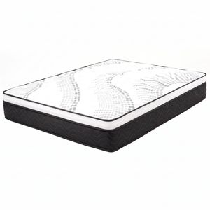 Laura Hill King Single Mattress Plush Euro Top Layer 5-Zone Pocket Spring Support Hypoallergenic