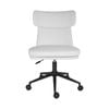 La Bella White Office Desk Chair - PU Leather Home Office Swivel Chair Computer Seat STRATA