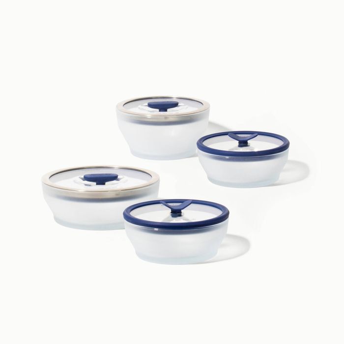 Anyday The College Dorm Set | Blueberry | Glass Microwave Steamer