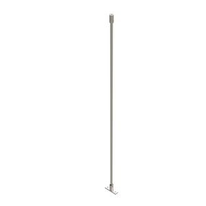 Emro Clear Anodised Shower Track Ceiling Support