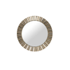 Best World 65cmx65cm Silver Round Modern Egypt Mirror