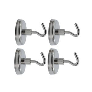 Everhang Silver Magnetic Hook - Pack of 4