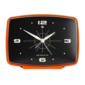 Newgate Brooklyn Alarm Clock Orange