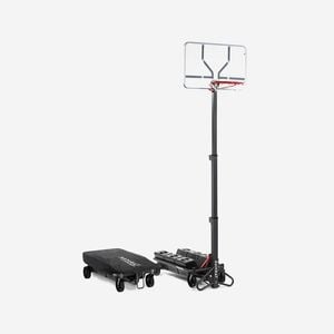 Decathlon | Kids'/adult Basketball Hoop B500.2.4m To 3.05m. Sets Up And Stores In 1 Minutes - One Size