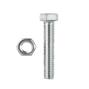 Pinnacle M10 x 75mm Stainless Steel Hex Bolt And Nut - 2 Pack
