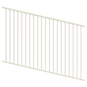 ProtectorAl 350 - 1200 x 1200mm Surfmist Raked Up to 15º Flat Top Pool Fence Panel