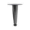 Adoored 150mm Brushed Nickel Tapered Metal Leg Furniture