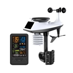 Gear360 Smart Wifi Weather Station Indoor Outdoor Multi Sensor Temp Rain Wind