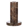 Amalfi Academy Albert Marble Candle Holder Brown 8x8x12cm