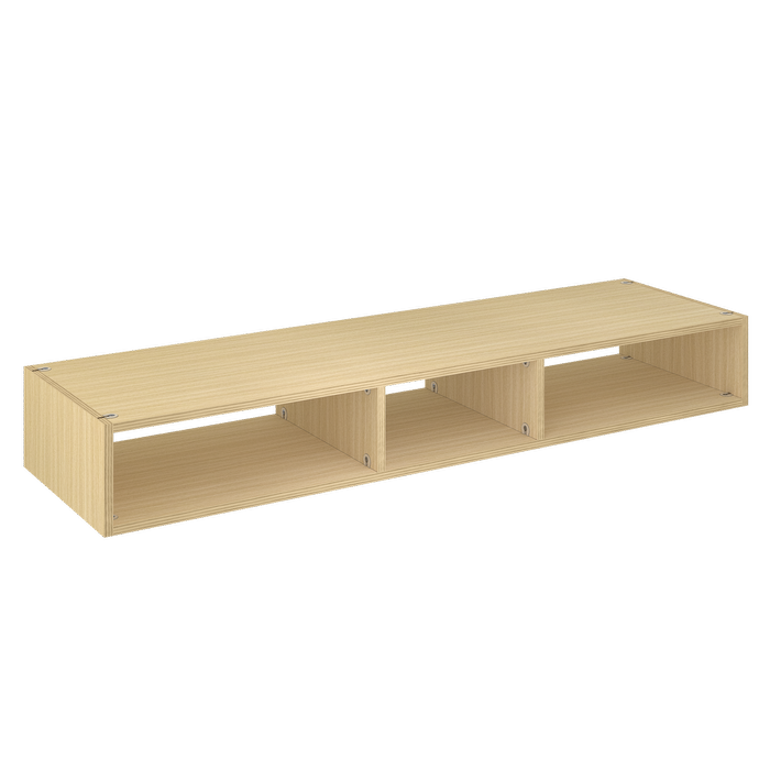 Lugna 183 x 1406 x 390mm Sand 1x3 Slim Storage Unit